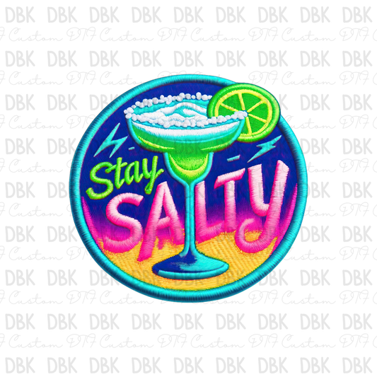 Stay Salty DTF transfer B53