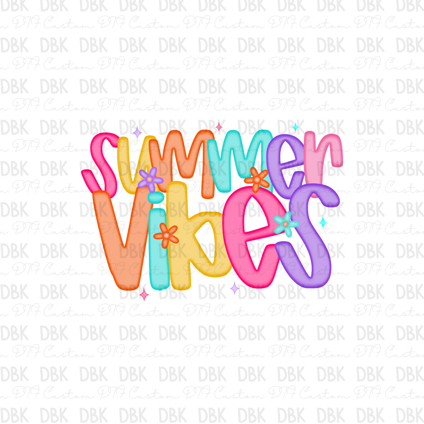 Summer Vibes DTF Transfer S160