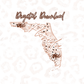 Florida Rose Gold Leopard Digital Download