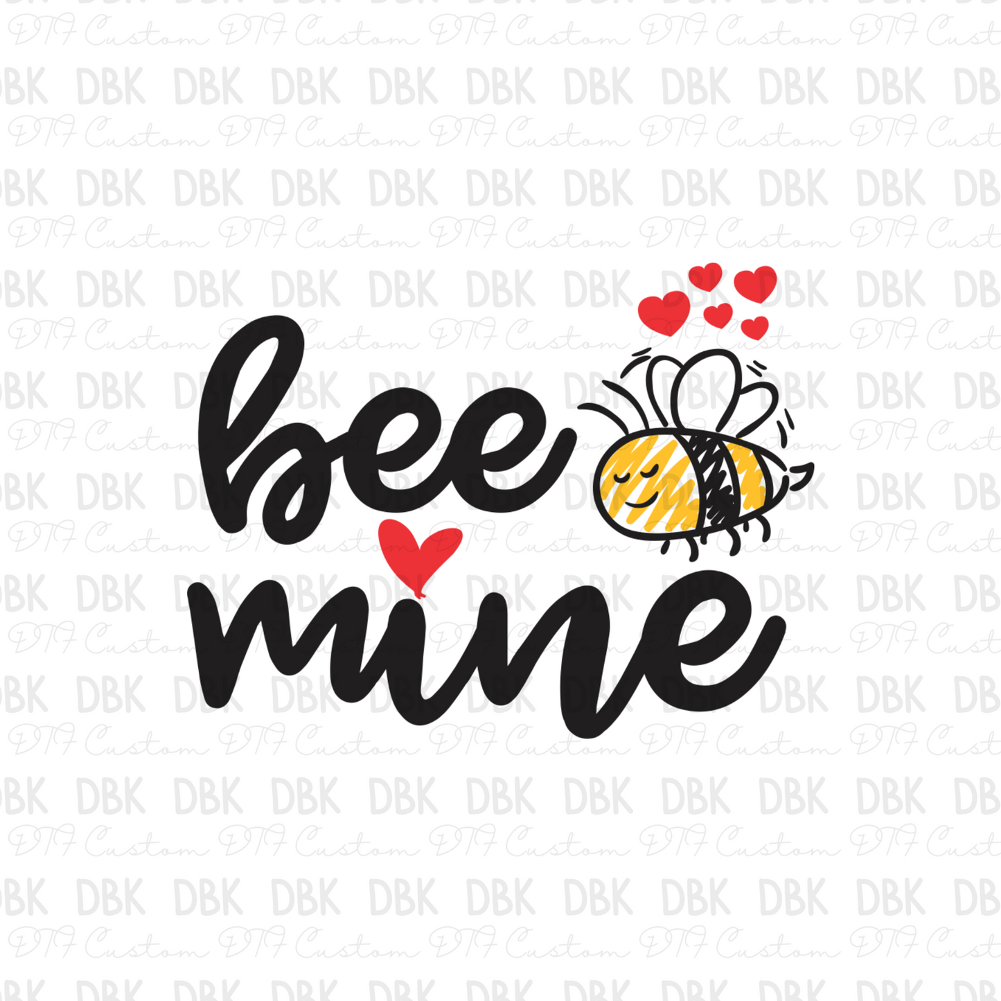 Bee mine DTF transfer J36