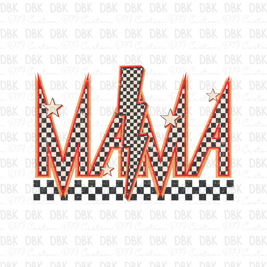 Mama RED DTF Transfer