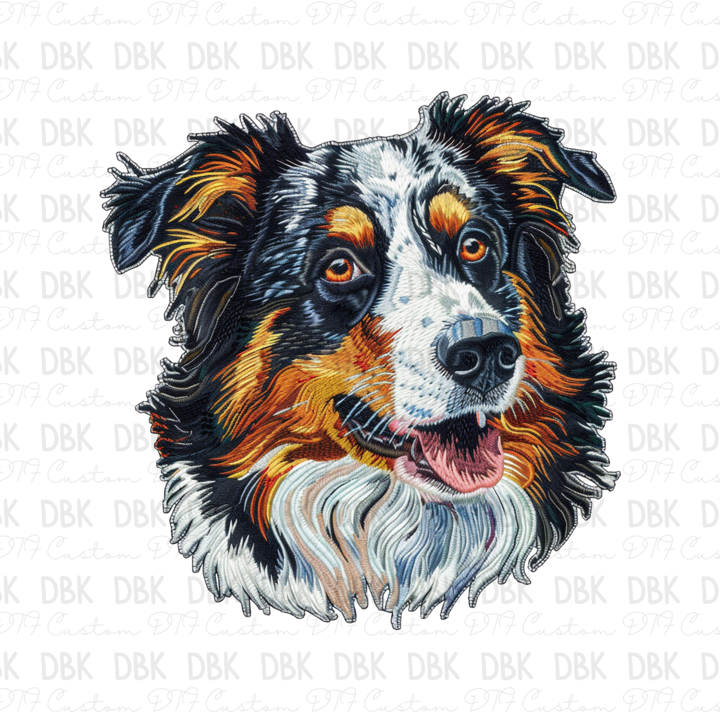 Australian Shepherd 3 DTF transfer