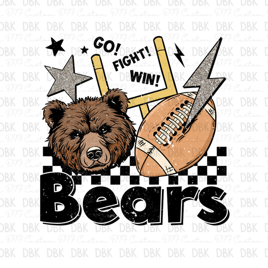 Bears DTF Transfer M55