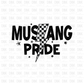 Mustang Pride DTF Transfer M34