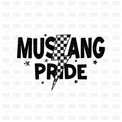 Mustang Pride DTF Transfer M34