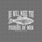 Fishes of men DTF Transfer WHITE FT10