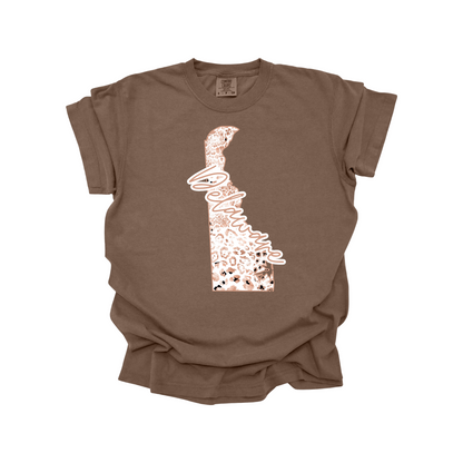 Delaware Rose Gold Leopard Digital Download