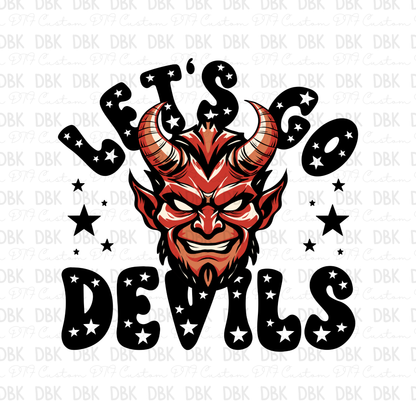 Lets go Devils DTF Transfer M27