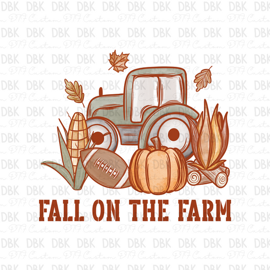 Fall on the Farm DTF transfer F76