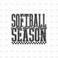 Softball Season DTF Transfer BLACK C174