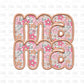 MAMA FLORAL DTF transfer N101