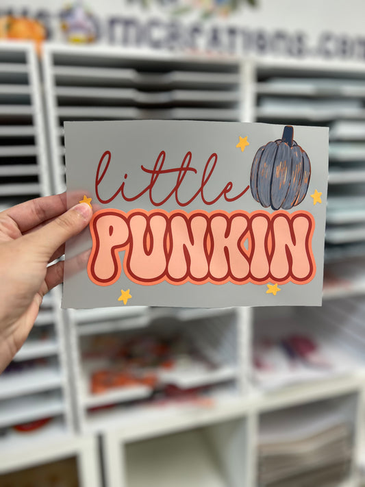 Little Pumpkin 8in RTS DTF Transfer