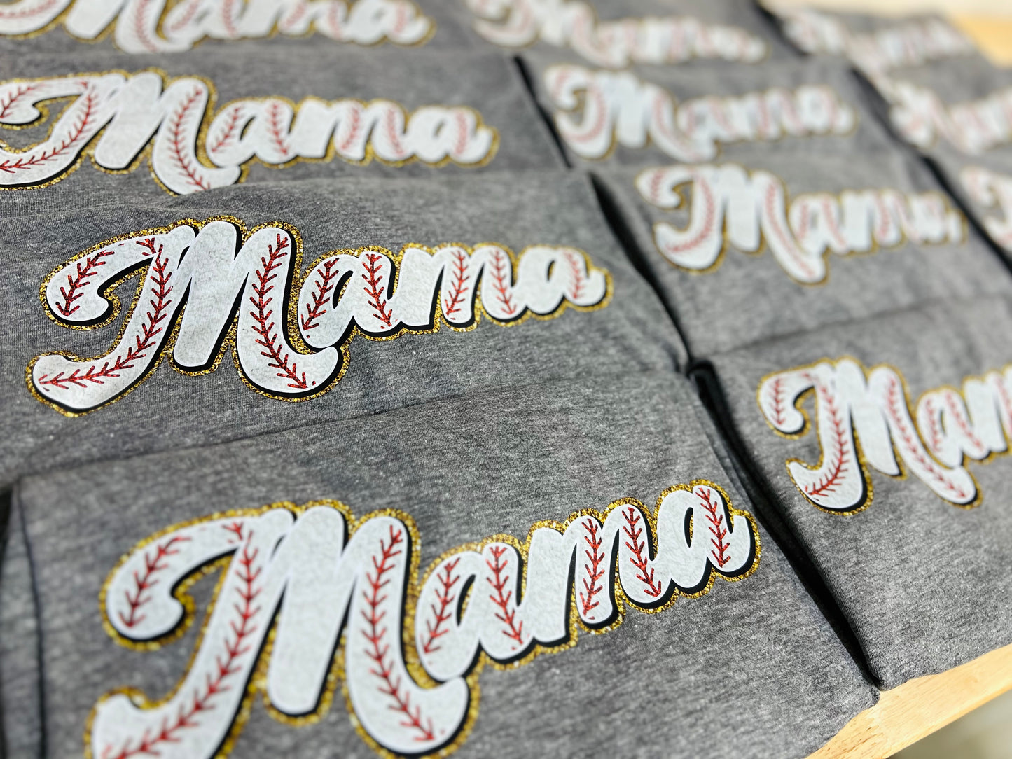 Baseball Mama T-Shirt MOQ-4