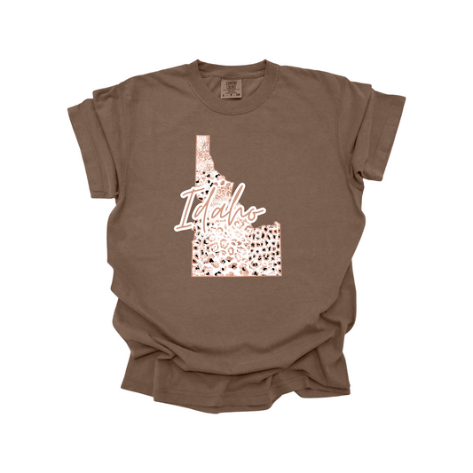 Idaho Rose Gold Leopard Digital Download