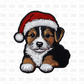 Christmas puppy DTF TRANSFER