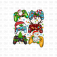 Video game Christmas DTF transfer E186