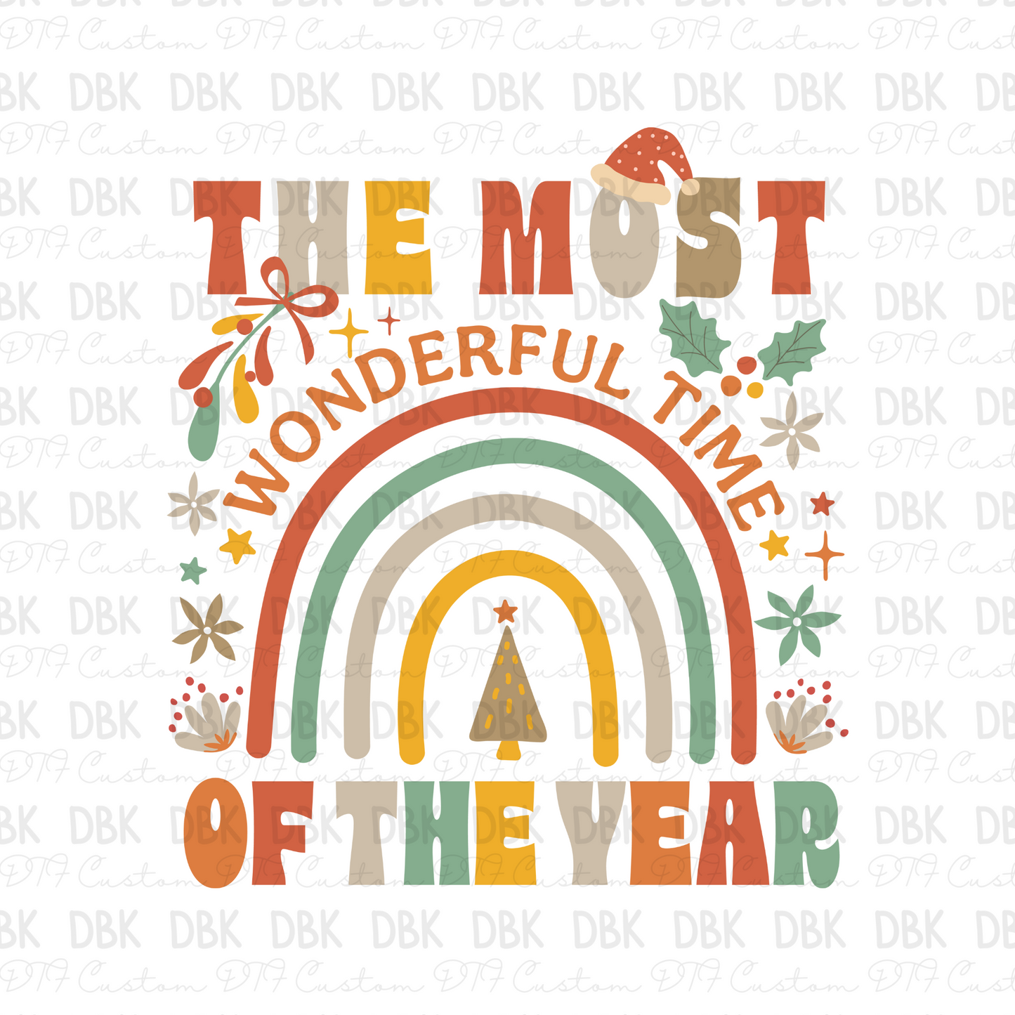 The most wonderful time of the year DTF transfer E190