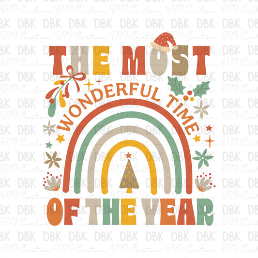 The most wonderful time of the year DTF transfer E190