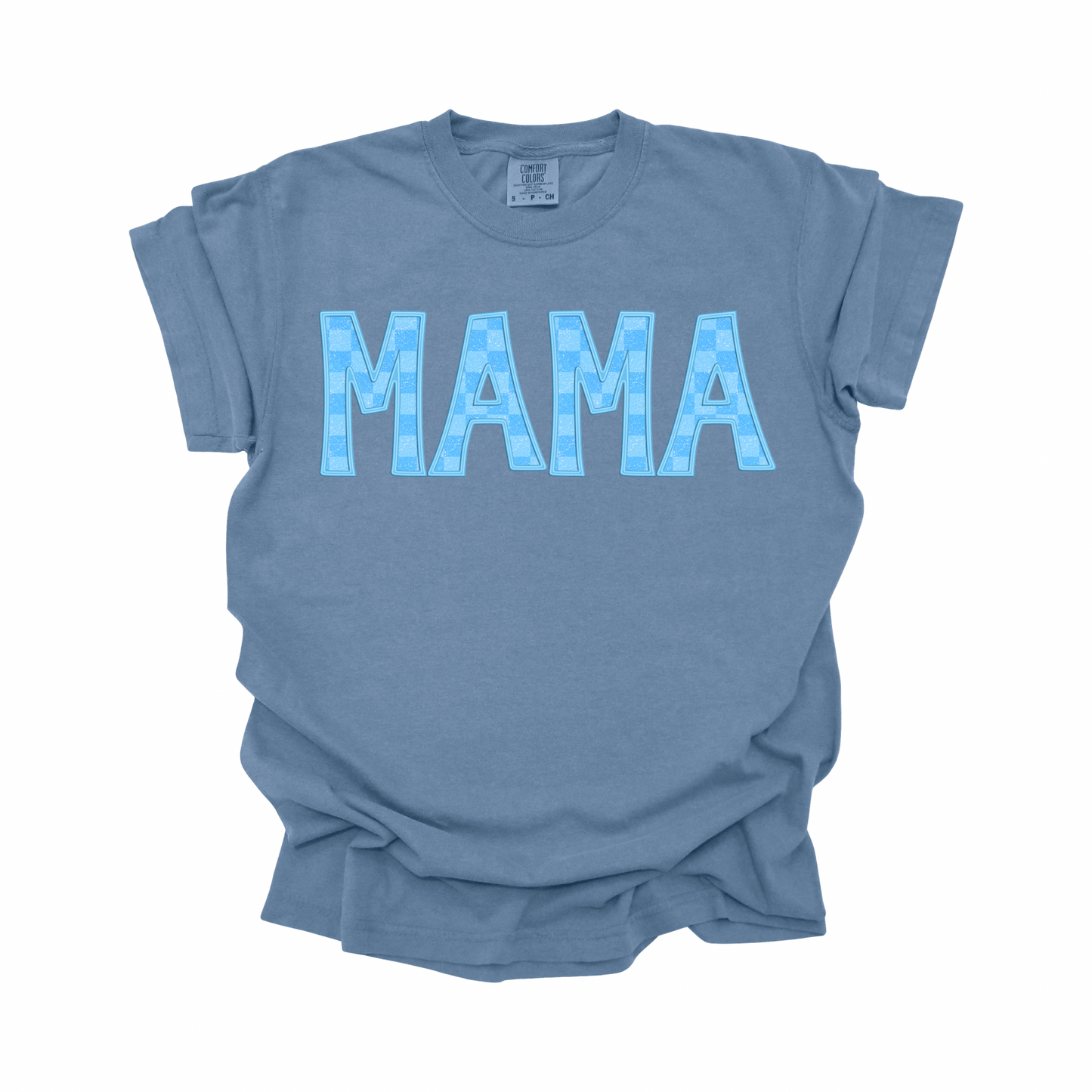 Mama Blue Faux Glitter DIGITAL ONLY