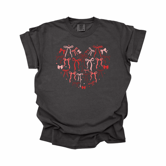 Heart of bows Wholesale T-Shirt Comfort Colors