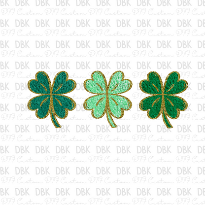 Shamrock DTF transfer O1