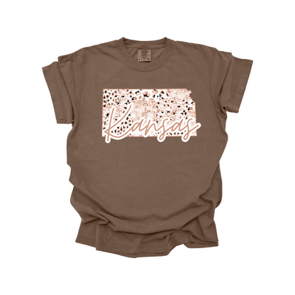 Kansas Rose Gold Leopard Digital Download