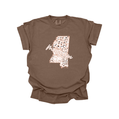 Mississippi Rose Gold Leopard Digital Download