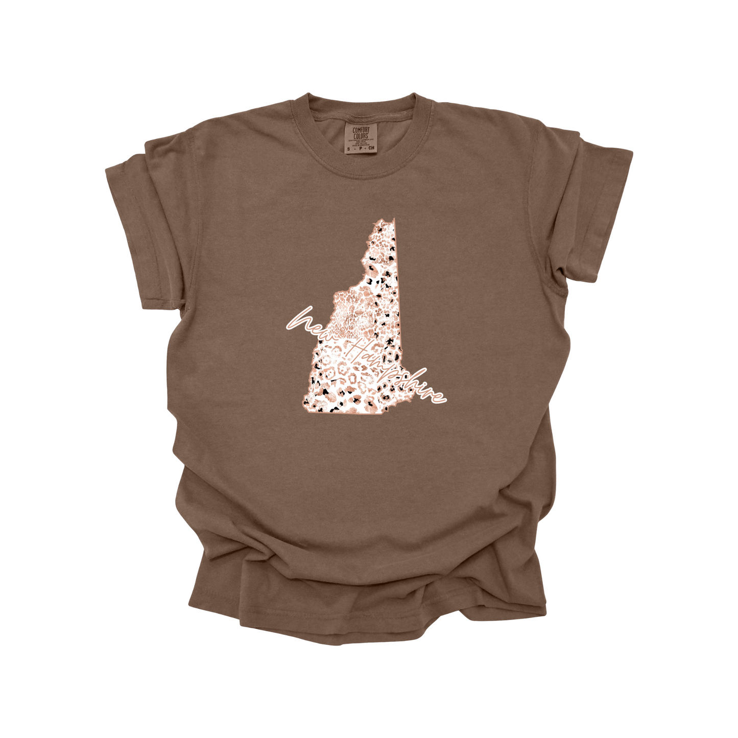 New Hampshire Rose Gold Leopard Digital Download