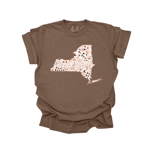 New York Rose Gold Leopard Digital Download