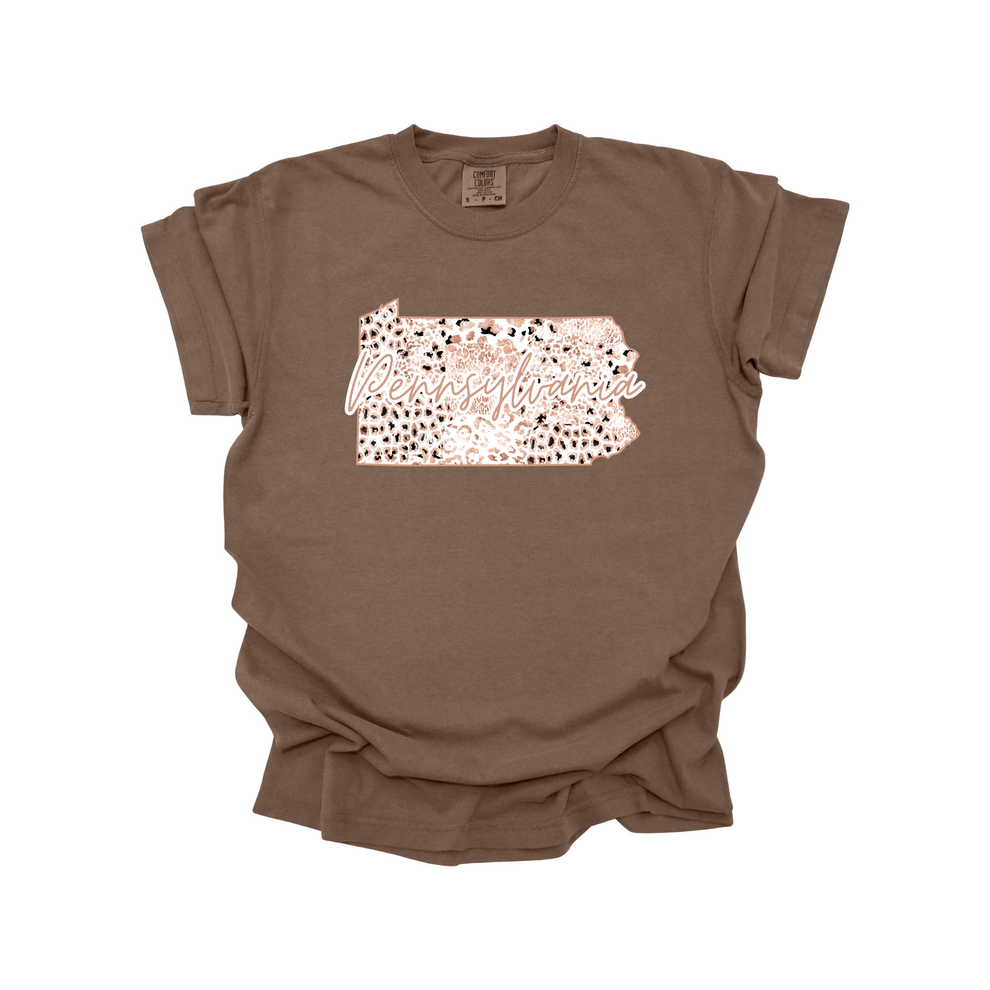 Pennsylvania Rose Gold Leopard Digital Download