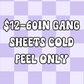 $12-60in COOL PEEL GANG SHEETS