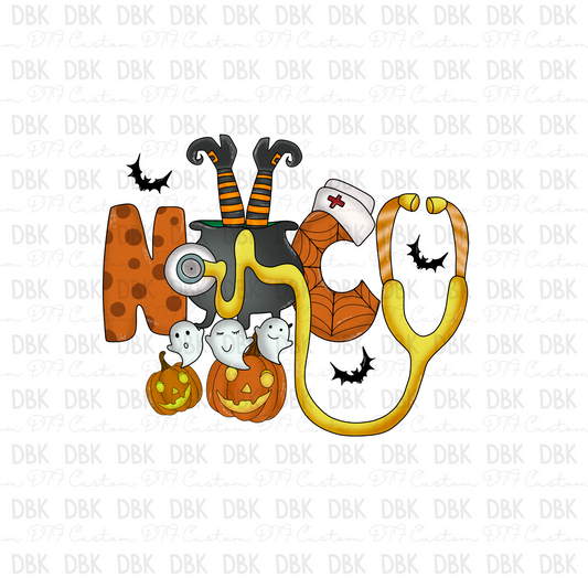 NICU Halloween DTF transfer H106