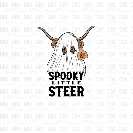 Spooky little steer DTF transfer H115