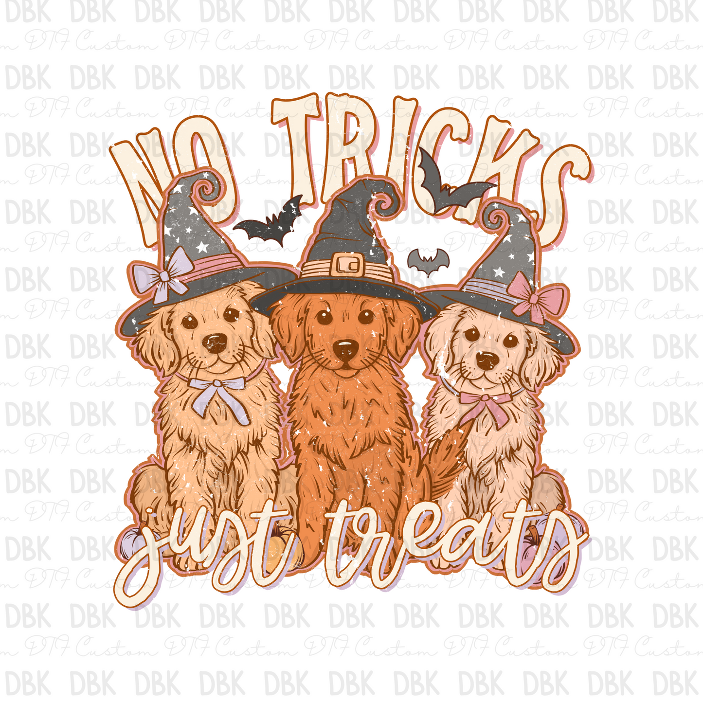 No tricks just treats DTF transfer H91