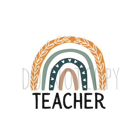 Teacher DTF transfer A86