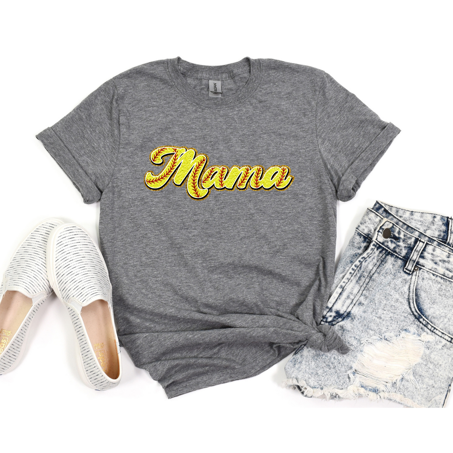 Softball Mama WHOLESALE T-Shirt-MOQ-4