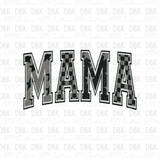 Black/Grey Mama DTF Transfer