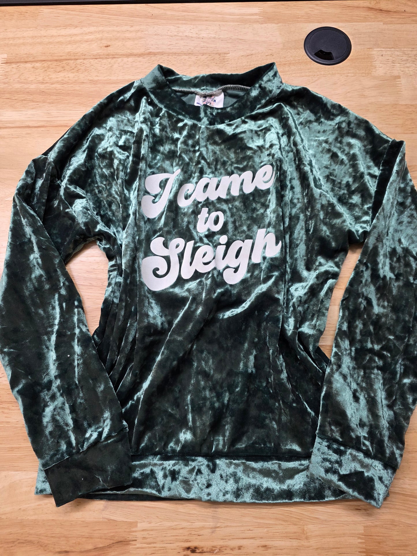 8/9 Christmas Lounge Top VINTAGE OG DBK