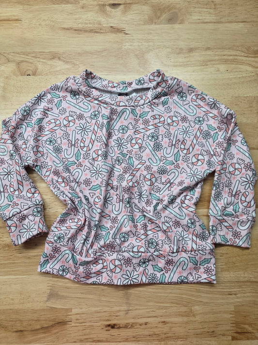 9/12 Christmas Lounge Top VINTAGE OG DBK
