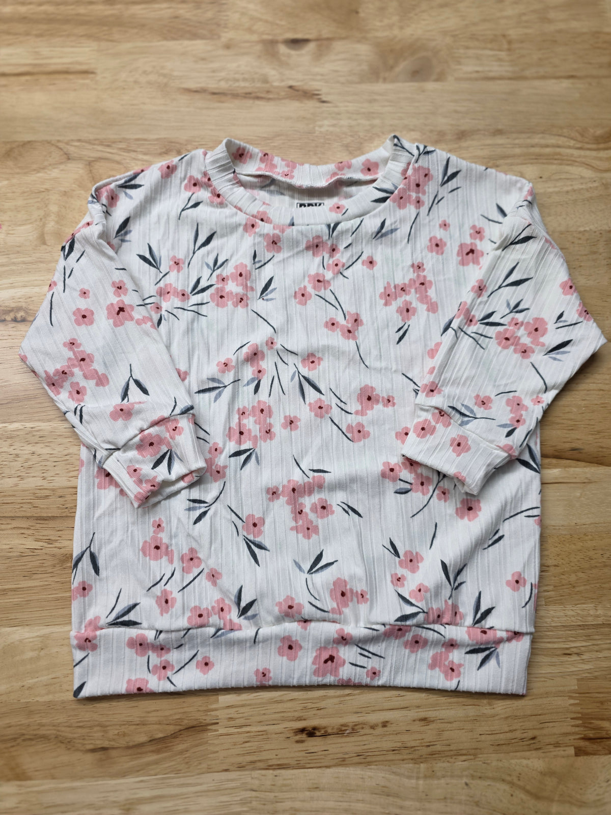 White w/ Pink-Navy Floral RTS (SEVERAL AVAILABLE)