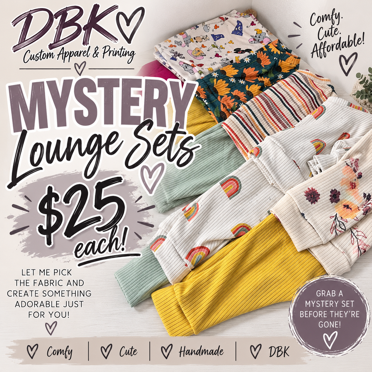 Mystery Lounge Sets