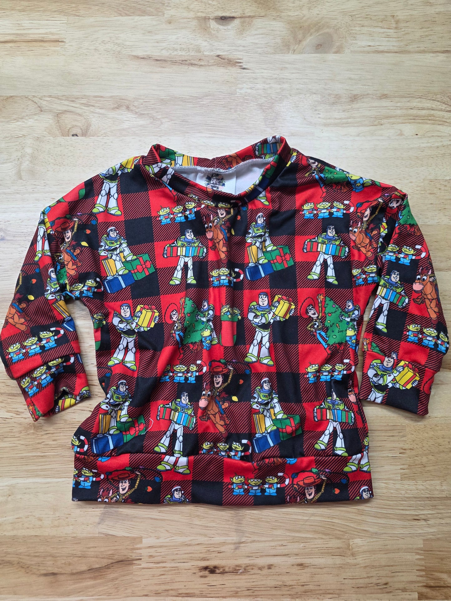 6/9 Christmas Lounge Top VINTAGE OG DBK
