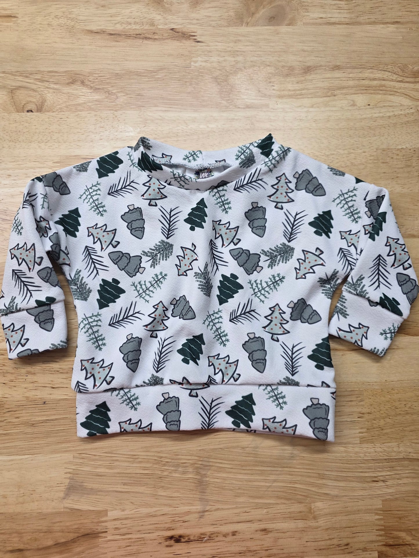 0/3 Christmas Lounge Top VINTAGE OG DBK