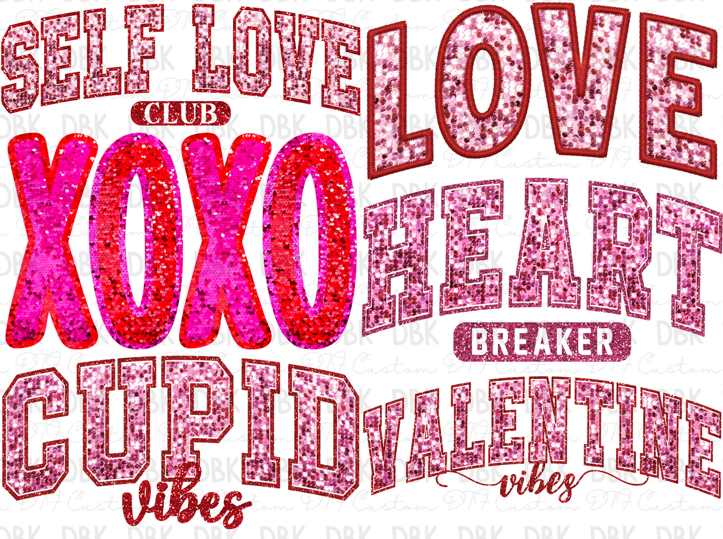 Valentine Gang Sheet P125