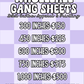 Wholesale Gang Sheets