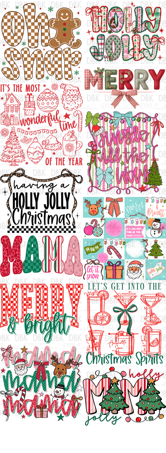 Christmas Gang Sheet -1