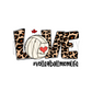 Love Volleyball DTF transfer C53