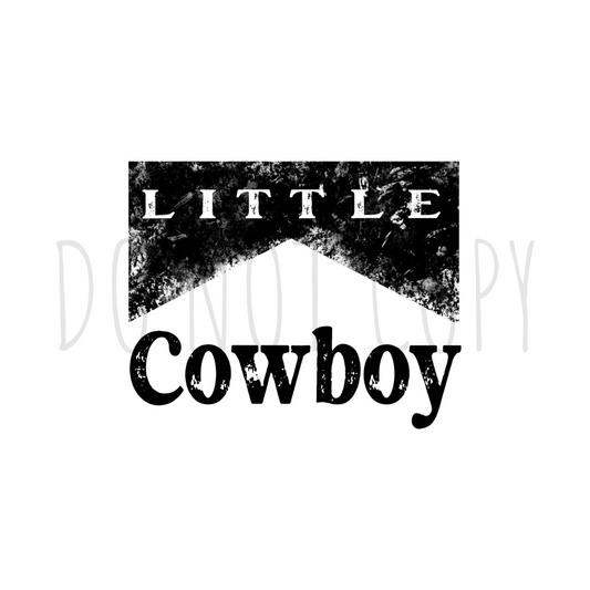 Little Cowboy DTF transfer