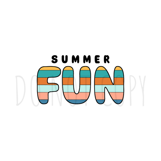 Summer Fun DTF transfer S74