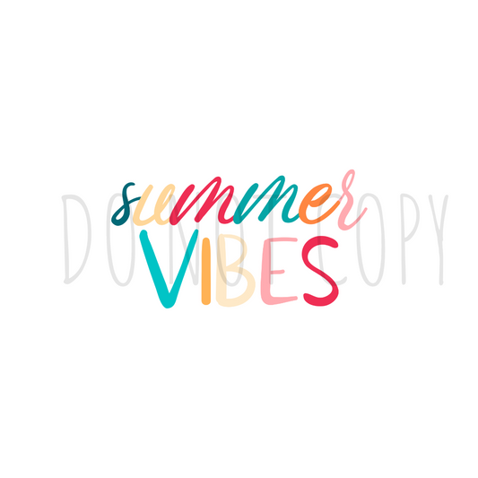 Summer Vibes DTF transfer S23